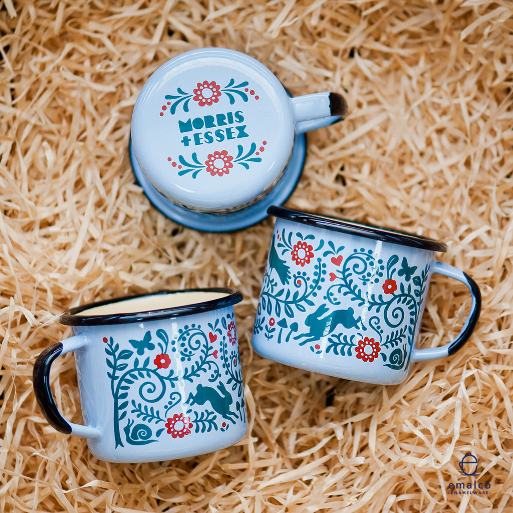 ENAMEL MUGS ARE HERE! and you could win one for free!