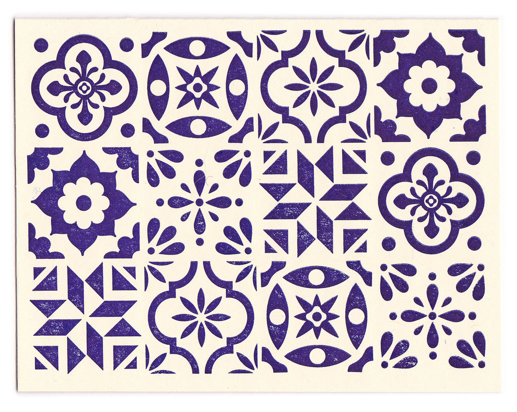 Simple Spanish Tiles Set Of 16 Tile Illustrations, Spanish Mosaic,