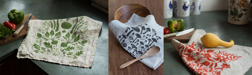 New Linen Tea Towels!